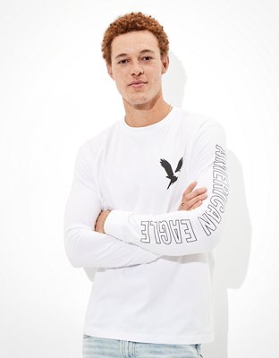 AE Super Soft Long-Sleeve Graphic T-Shirt