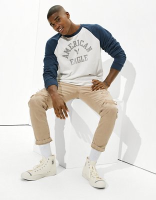 AE Super Soft Long-Sleeve Graphic T-Shirt