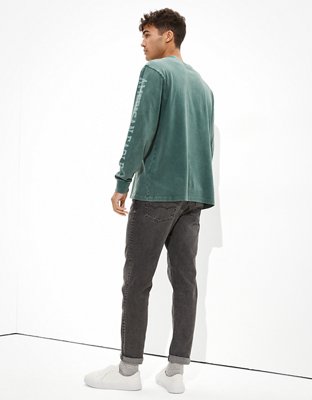 Мужские футболки American Eagle AE Super Soft Icon Long-Sleeve Graphic T-Shirt — фото 2
