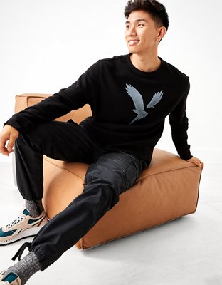 Мужские рубашки American Eagle AE Super Soft Graphic Thermal Shirt — фото 4