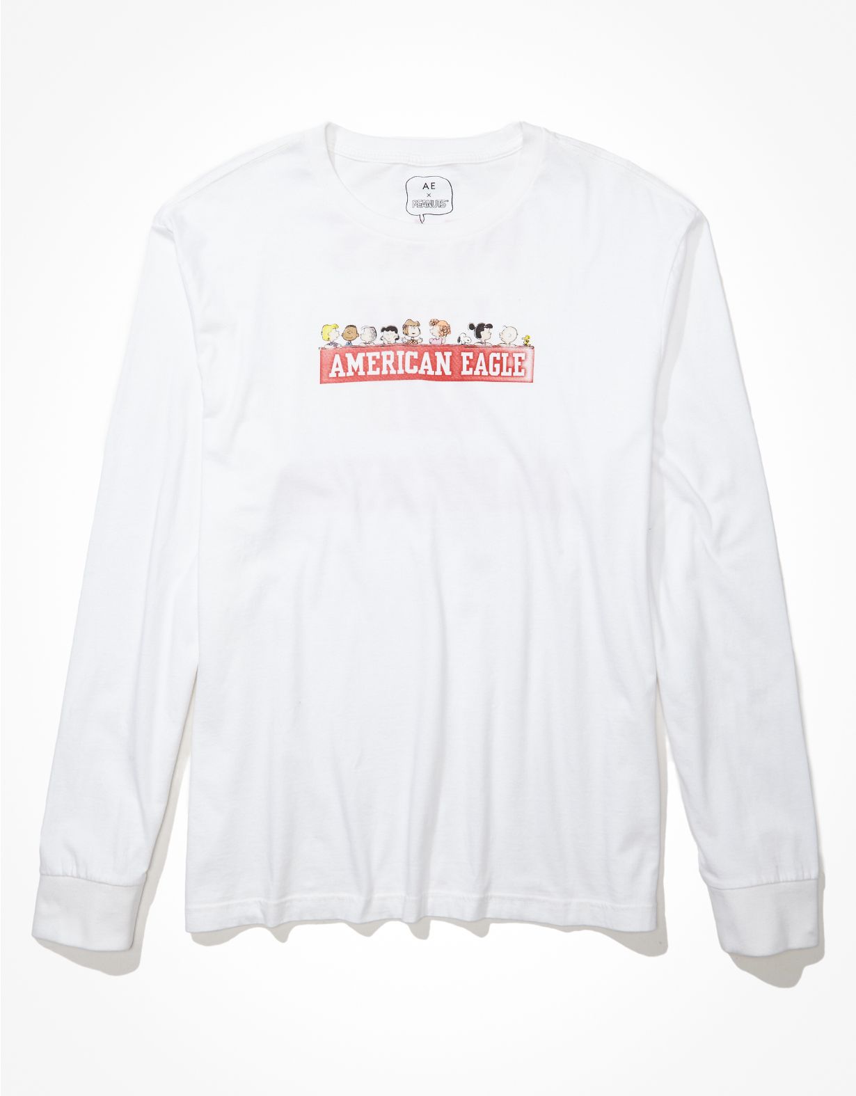 AE x Peanuts Super Soft Long-Sleeve Graphic T-Shirt