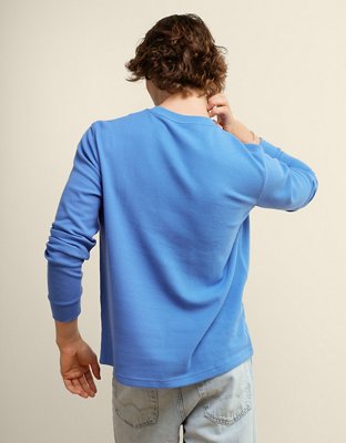 AE Standard Fit Long-Sleeve Graphic Thermal T-Shirt