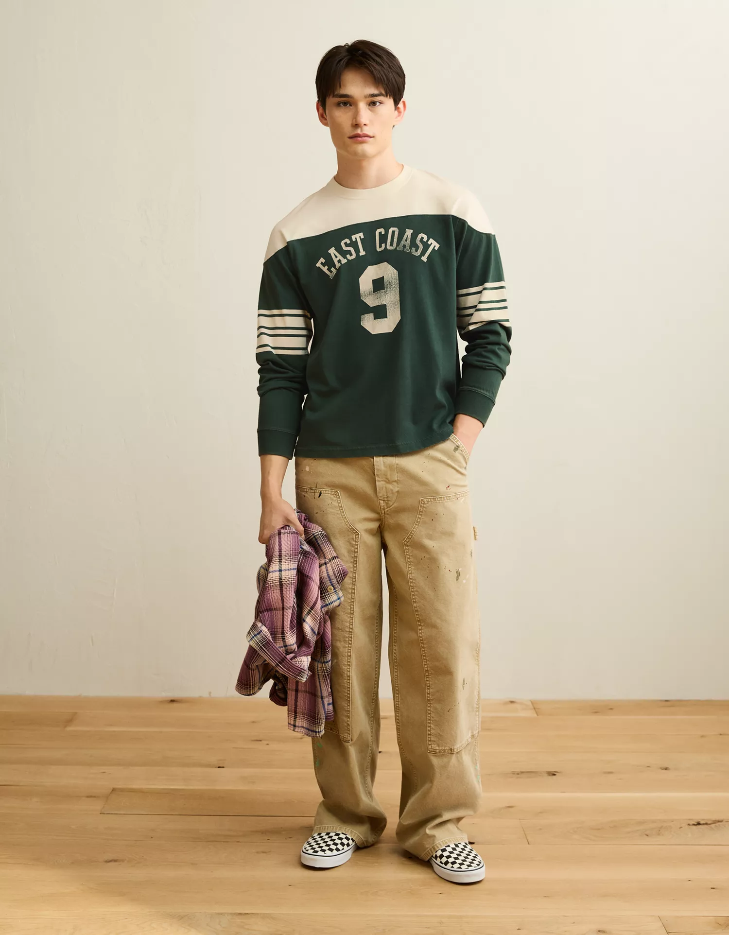 AE Relaxed Fit Long-Sleeve Varsity Graphic T-Shirt - thumbnail 6