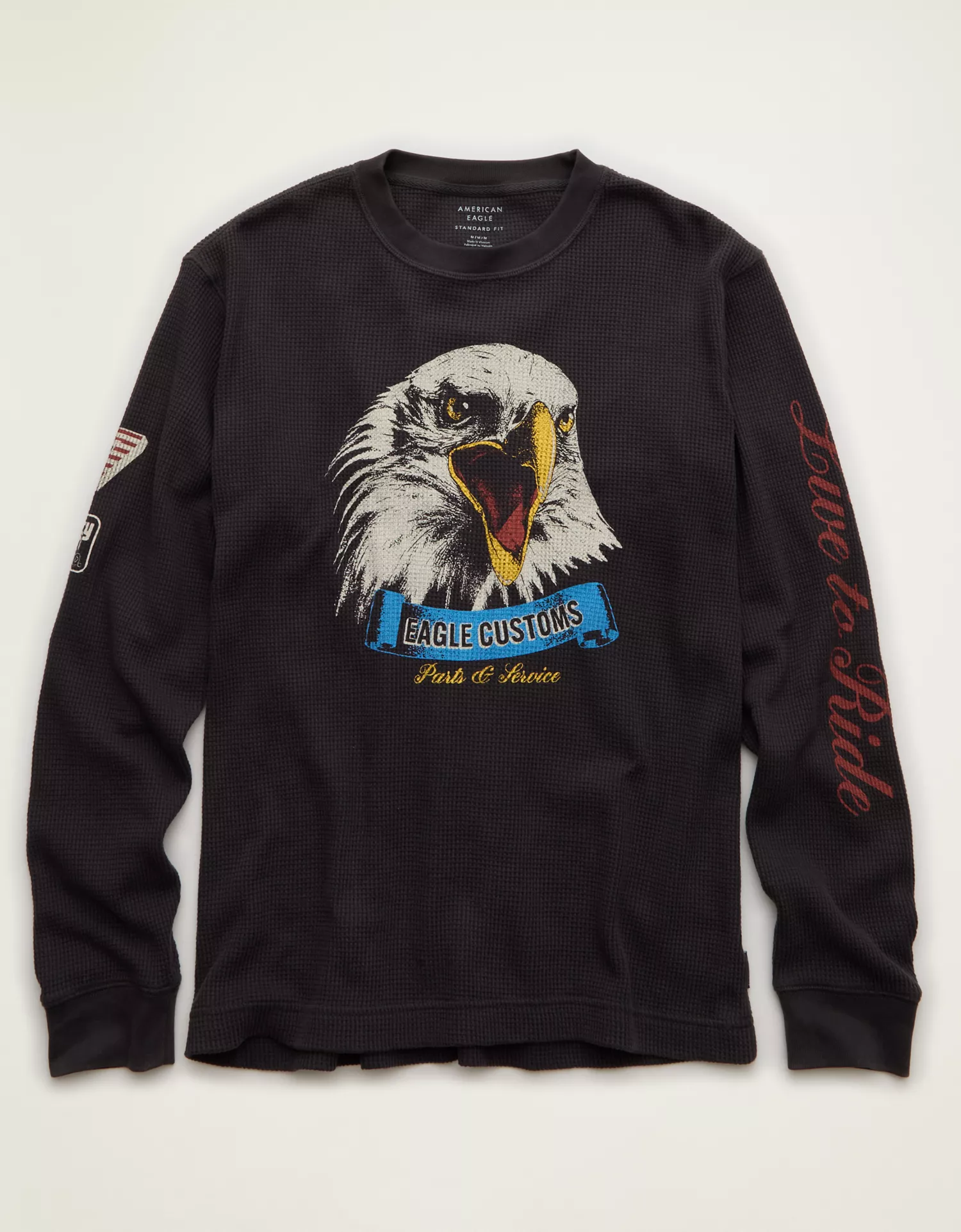 AE Standard Fit Graphic Thermal Shirt - thumbnail 3