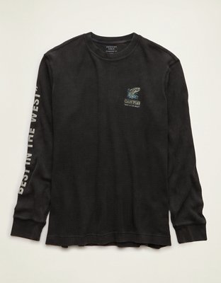 AE Standard Fit Graphic Thermal Shirt