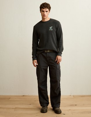 AE Standard Fit Graphic Thermal Shirt