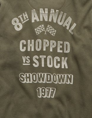AE Standard Fit Graphic Thermal Shirt