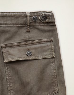 Мужские шорты American Eagle AE 10" Baggy Utility, цвет: Серый — фото 4