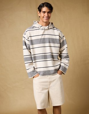 AE Striped Terry Baja Hoodie
