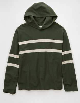 AE Striped Terry Baja Hoodie