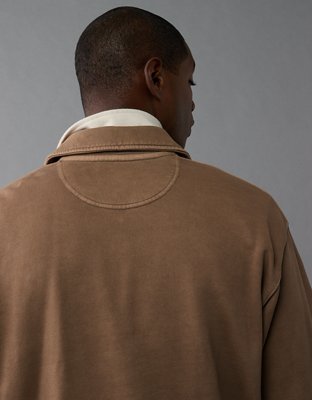 AE Quarter-Zip Polo Collar Sweatshirt