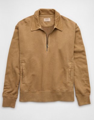 Мужские худи American Eagle AE Quarter-Zip Polo Collar Sweatshirt — фото 3