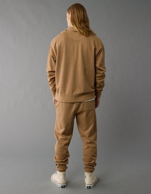 Мужские худи American Eagle AE Quarter-Zip Polo Collar Sweatshirt — фото 2