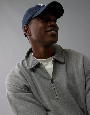 AE Quarter-Zip Polo Collar Sweatshirt