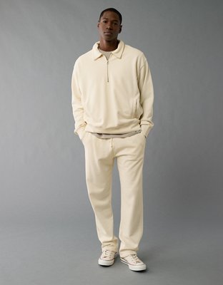 AE Quarter-Zip Polo Collar Sweatshirt