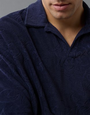 Polo en tissu éponge AE