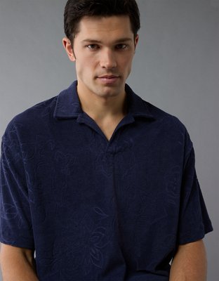 Polo en tissu éponge AE