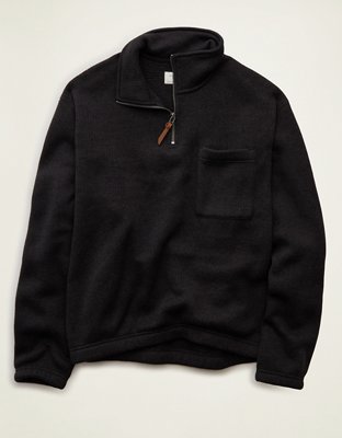 AE Knit Fleece Quarter-Zip Sweatshirt