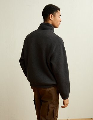 AE Knit Fleece Quarter-Zip Sweatshirt