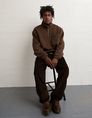 AE Cozy Fleece Quarter-Zip Sweatshirt