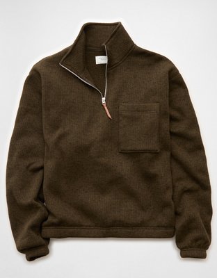 AE Cozy Fleece Quarter-Zip Sweatshirt