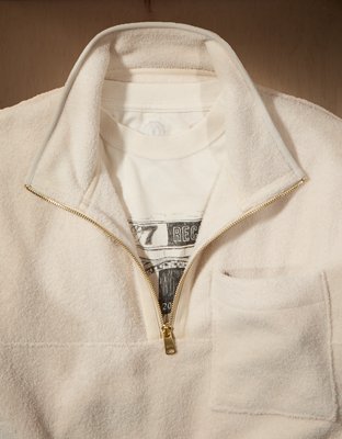 AE x Tru Kolors Sherpa Quarter-Zip Pullover