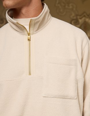 AE x Tru Kolors Sherpa Quarter-Zip Pullover