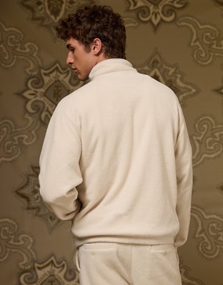 AE x Tru Kolors Sherpa Quarter-Zip Pullover