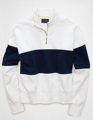 AE Colorblock Quarter-Zip Sweatshirt