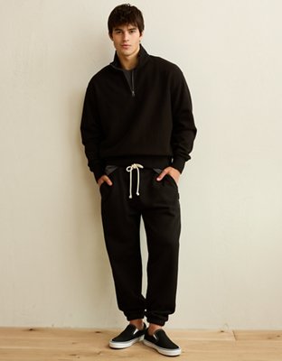 AE Laidback Luxe Quarter-Zip Sweatshirt