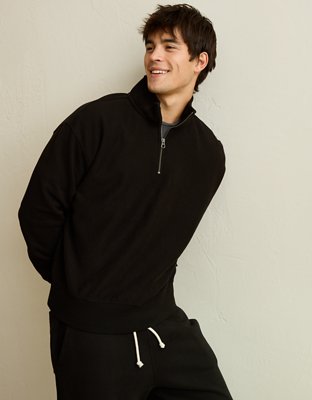 AE Laidback Luxe Quarter-Zip Sweatshirt
