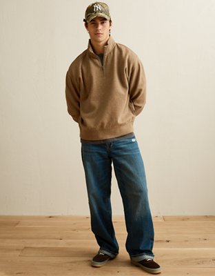 AE Laidback Luxe Quarter-Zip Sweatshirt