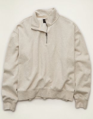 AE Laidback Luxe Quarter-Zip Sweatshirt