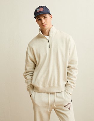 AE Laidback Luxe Quarter-Zip Sweatshirt