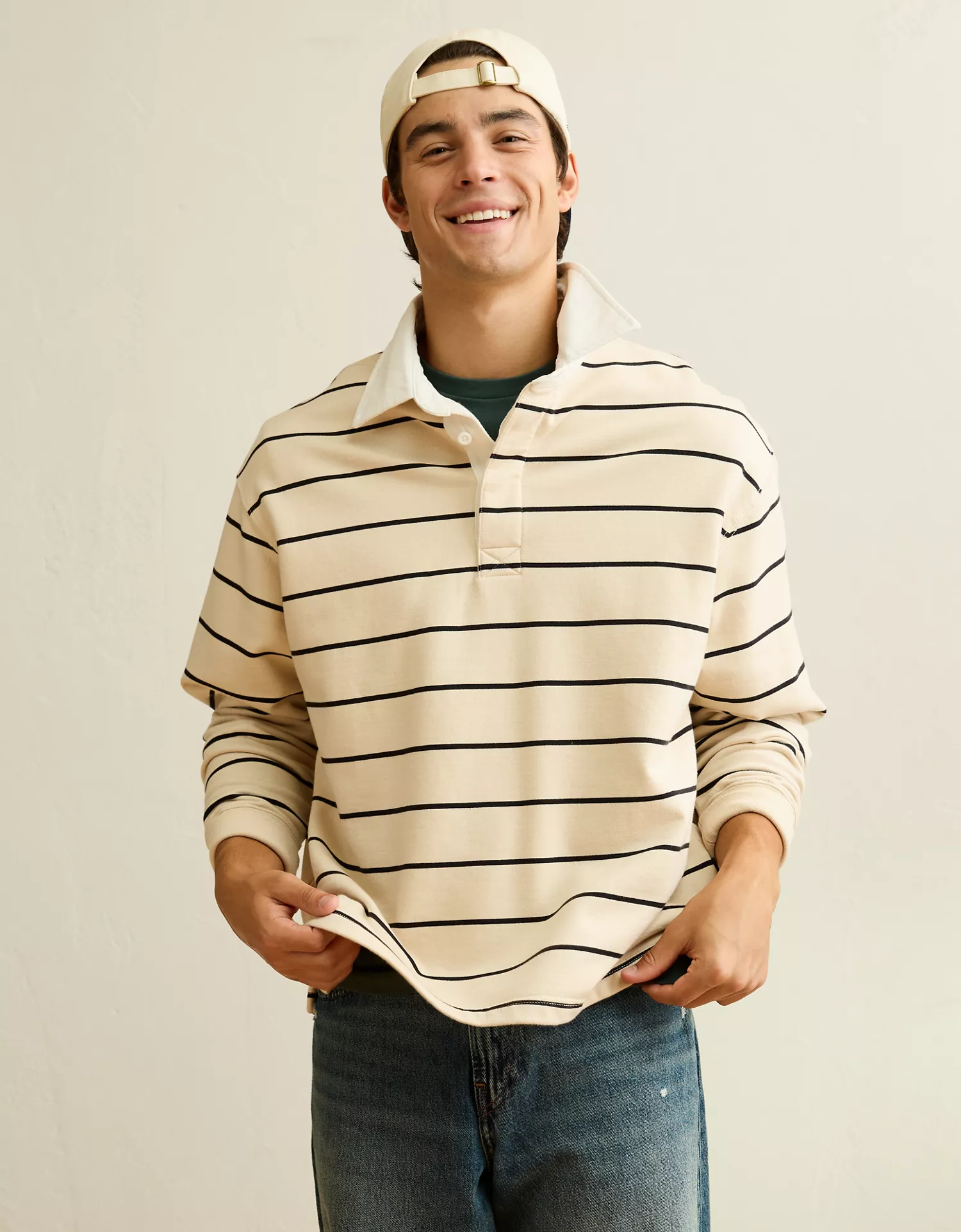 AE Laidback Luxe Rugby Sweatshirt - thumbnail 2