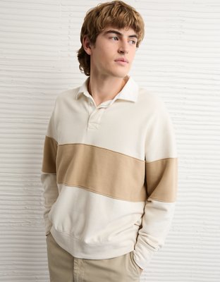 AE Heavyweight Pique Fleece Rugby Shirt