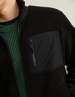 AE Sherpa Fleece Full-Zip Sweatshirt