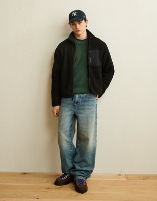 AE Sherpa Fleece Full-Zip Sweatshirt