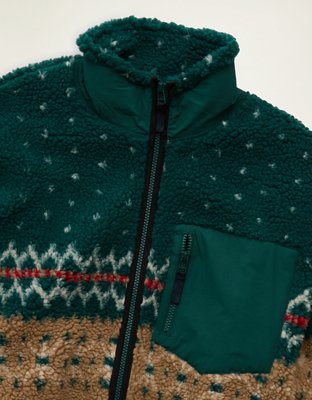 AE Sherpa Fleece Full-Zip Sweatshirt