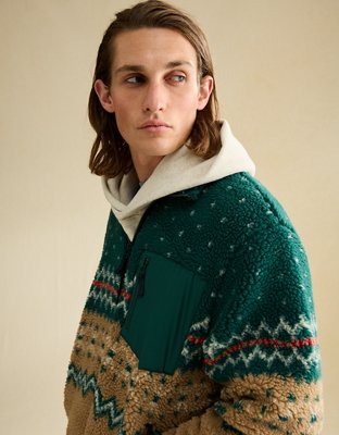 AE Sherpa Fleece Full-Zip Sweatshirt
