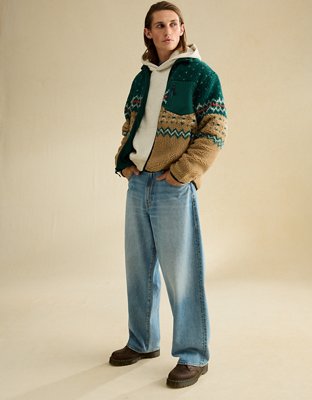 AE Sherpa Fleece Full-Zip Sweatshirt