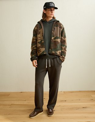 AE Sherpa Fleece Full-Zip Sweatshirt