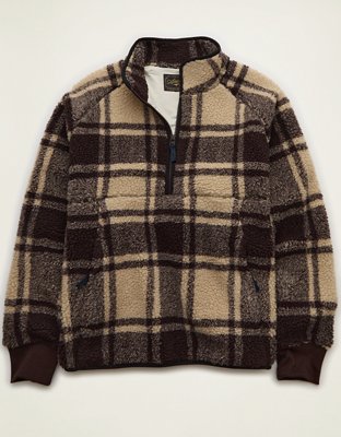 AE Sherpa Fleece Quarter-Zip Sweatshirt