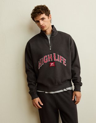 AE Laidback Luxe Miller High Life Quarter-Zip Sweatshirt