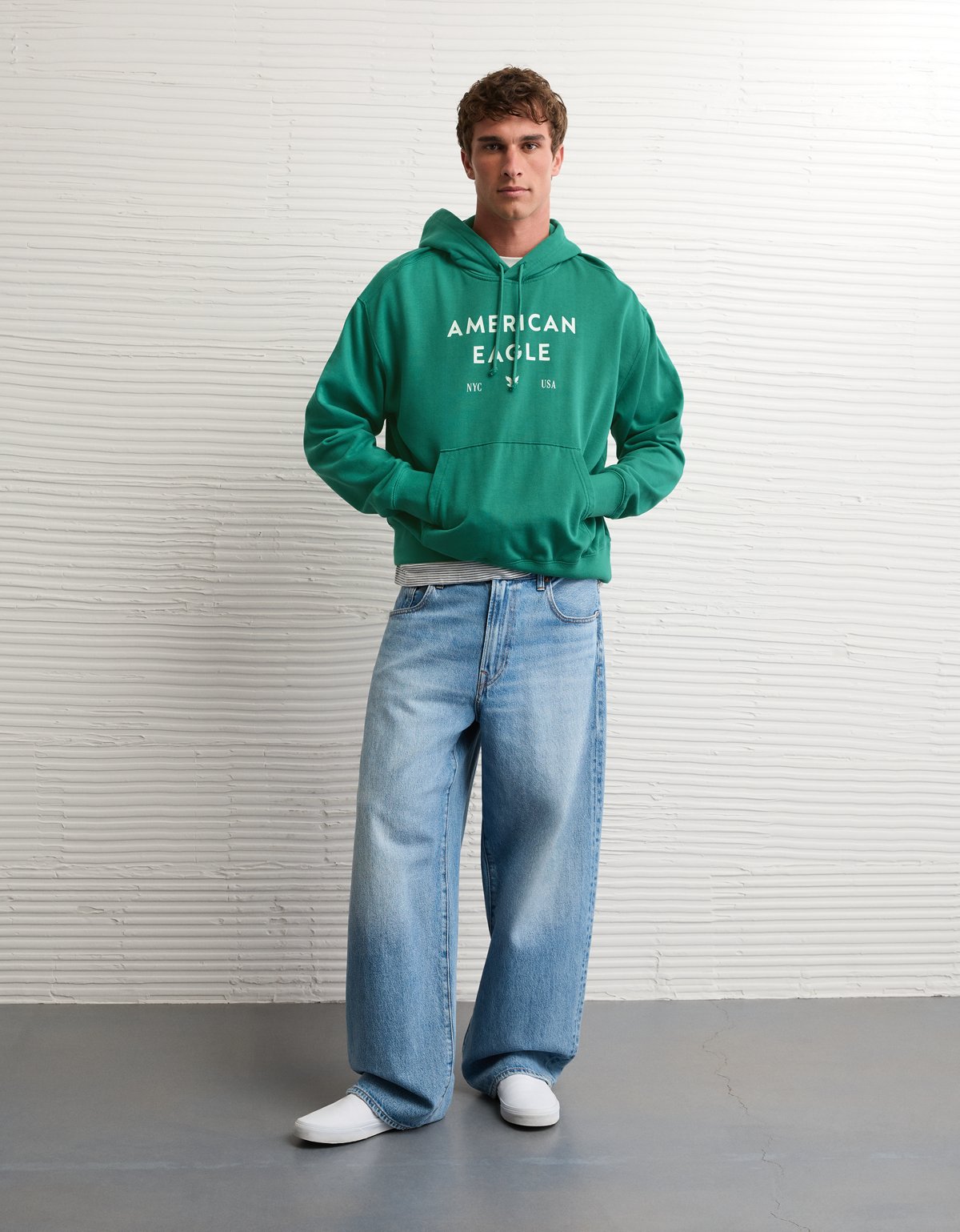 AE Lightweight Logo Fleece Hoodie - image 5