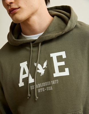 AE Lightweight Logo Fleece Hoodie