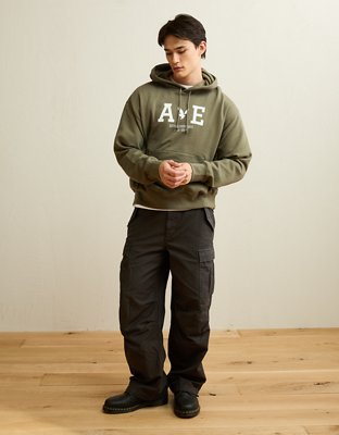 AE Lightweight Logo Fleece Hoodie