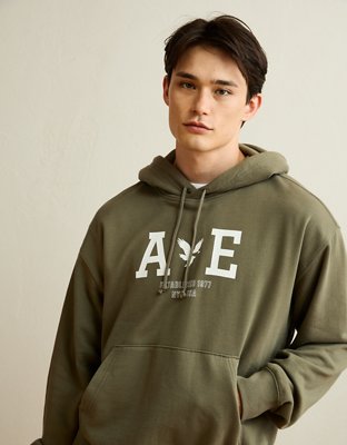 AE Lightweight Logo Fleece Hoodie
