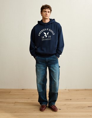 AE Lightweight Logo Fleece Hoodie