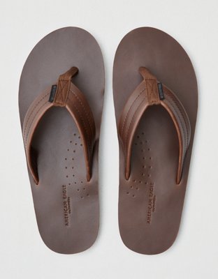 AE Men's Leather Flip Flop